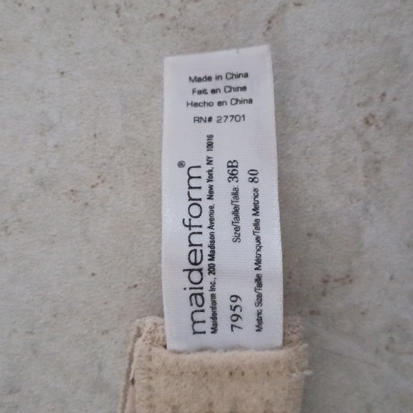 Maidenform Animal Print Underwire Bra 36B - Picture 7 of 8